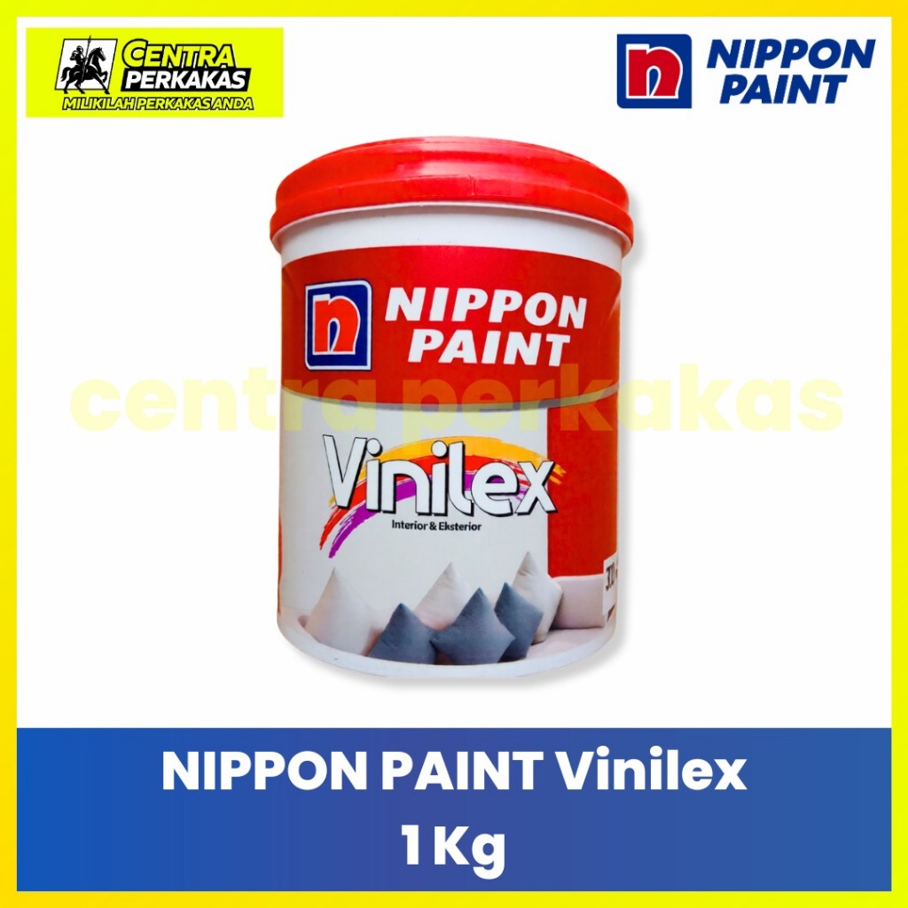 Nippon Paint Cat Dinding Vinilex 1KG tahan lama/Cat Interior dan eksterior