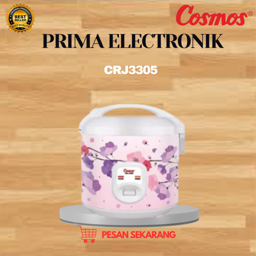 Cosmos Rice Cooker 1.8L CRJ-3305/CRJ3305/CRJ3305/CRJ 3305/CRJ-3305/CRJ 3305 Anti Lengket