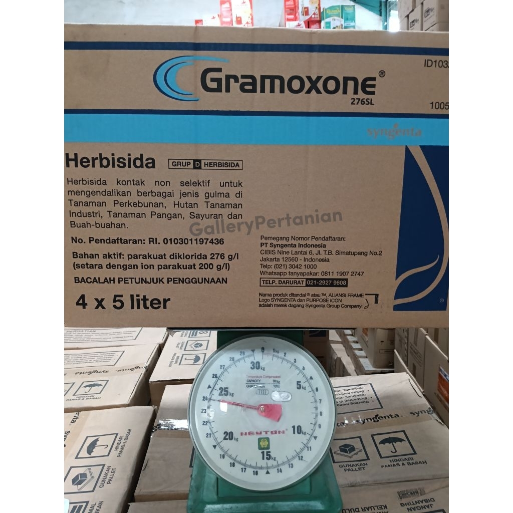 HERBISIDA GRAMOXONE 276SL 5L (4PAIL/BOX)