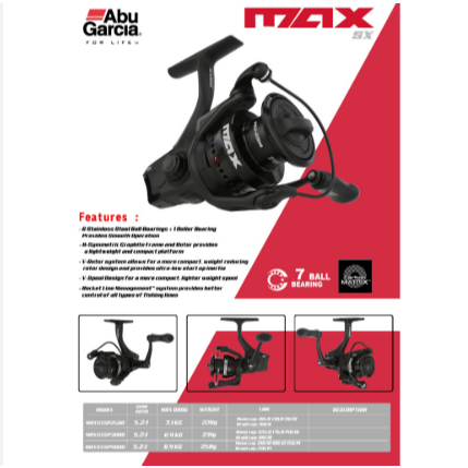 Reel ABU GARCIA MAX SX