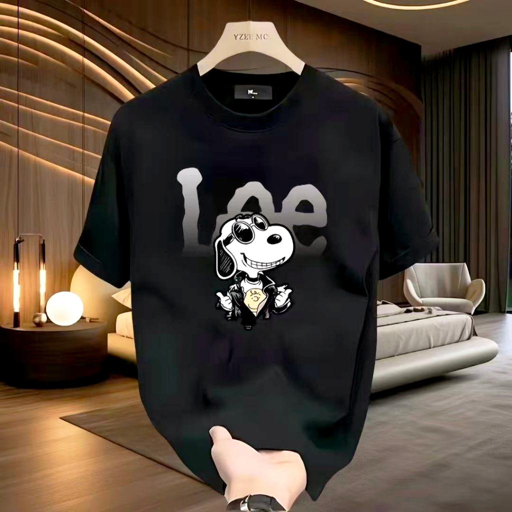 Kaos Katun Pria Print Trendy Unisex Cotton Combed 24s Motif Jepang Korea S-XXXL