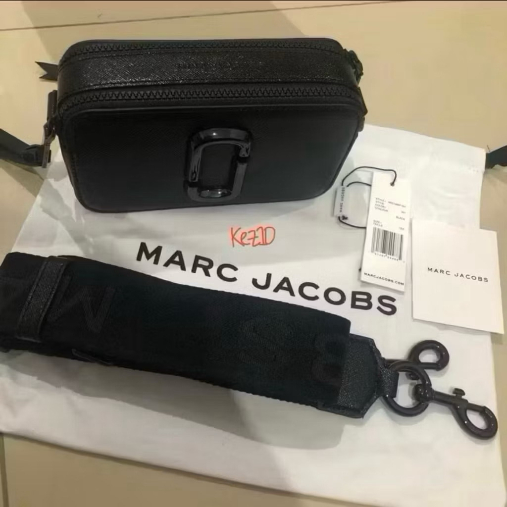 PRELOVED Marc Jacobs Snapshot Bag DTM All Black 100% Original Authentic Store