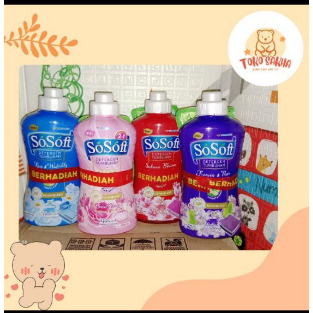 Detergen Cair Sosoft (Varian Random) | Detergen cair