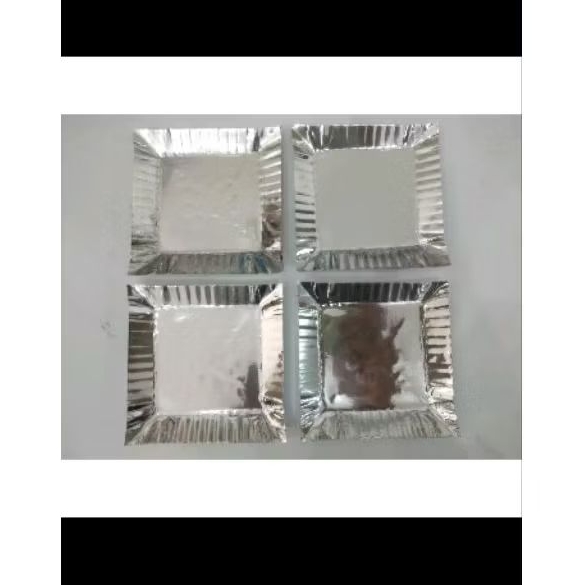 piring kertas kotak kecil