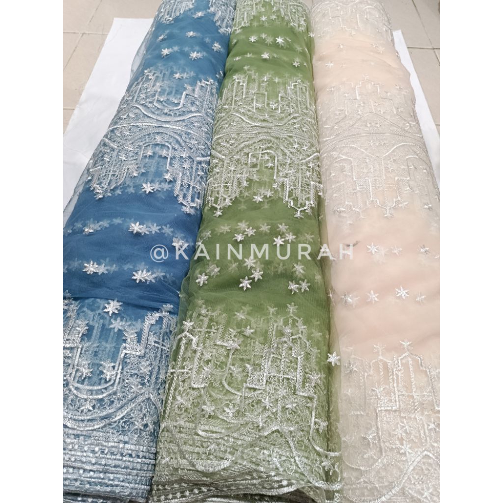 Kain Tile Etnik/Kain Motif Etnik/Kain Tile Bordir Etnik