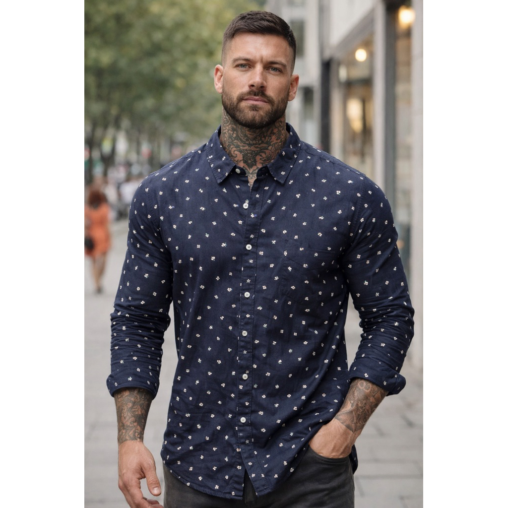 Kemeja Aeropostale Lengan Panjang Cassual Pria