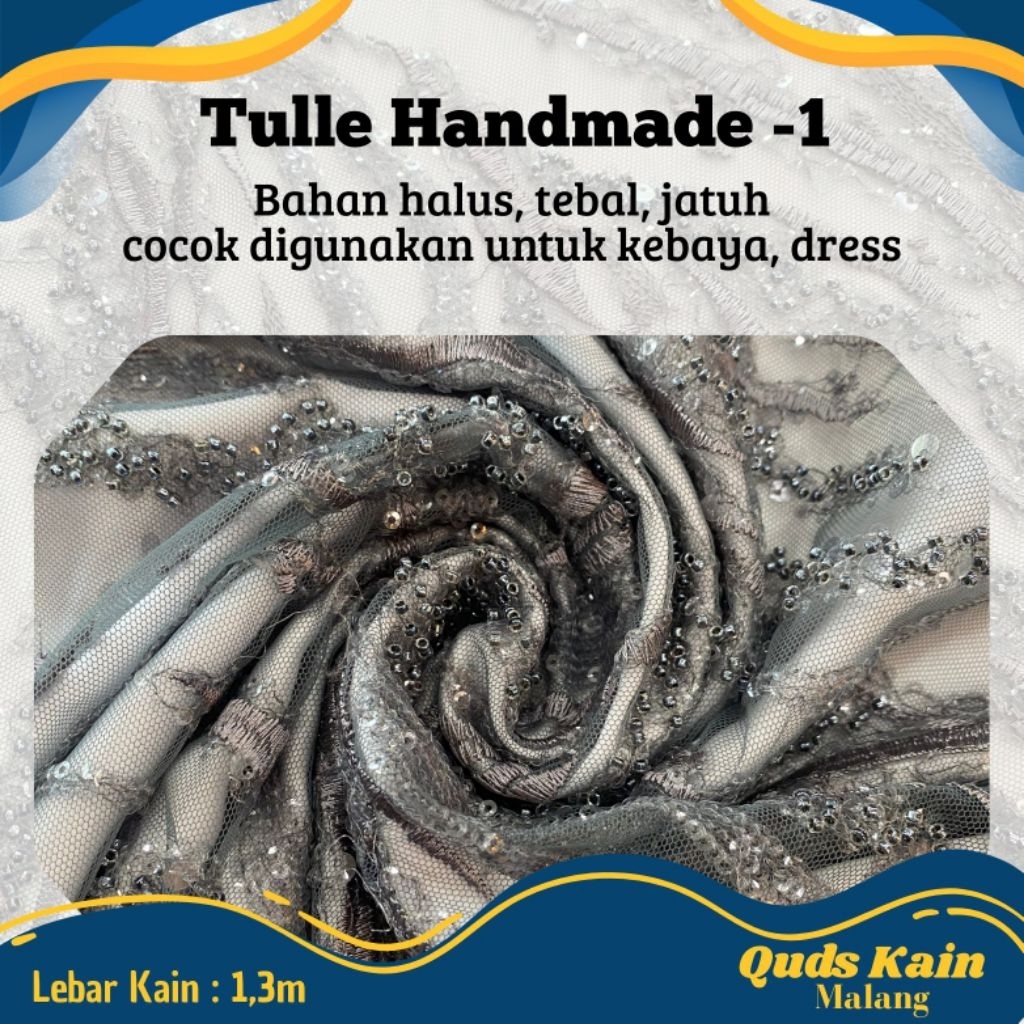 Kain Tulle Payet Handmade | Kain Tille Full Payet