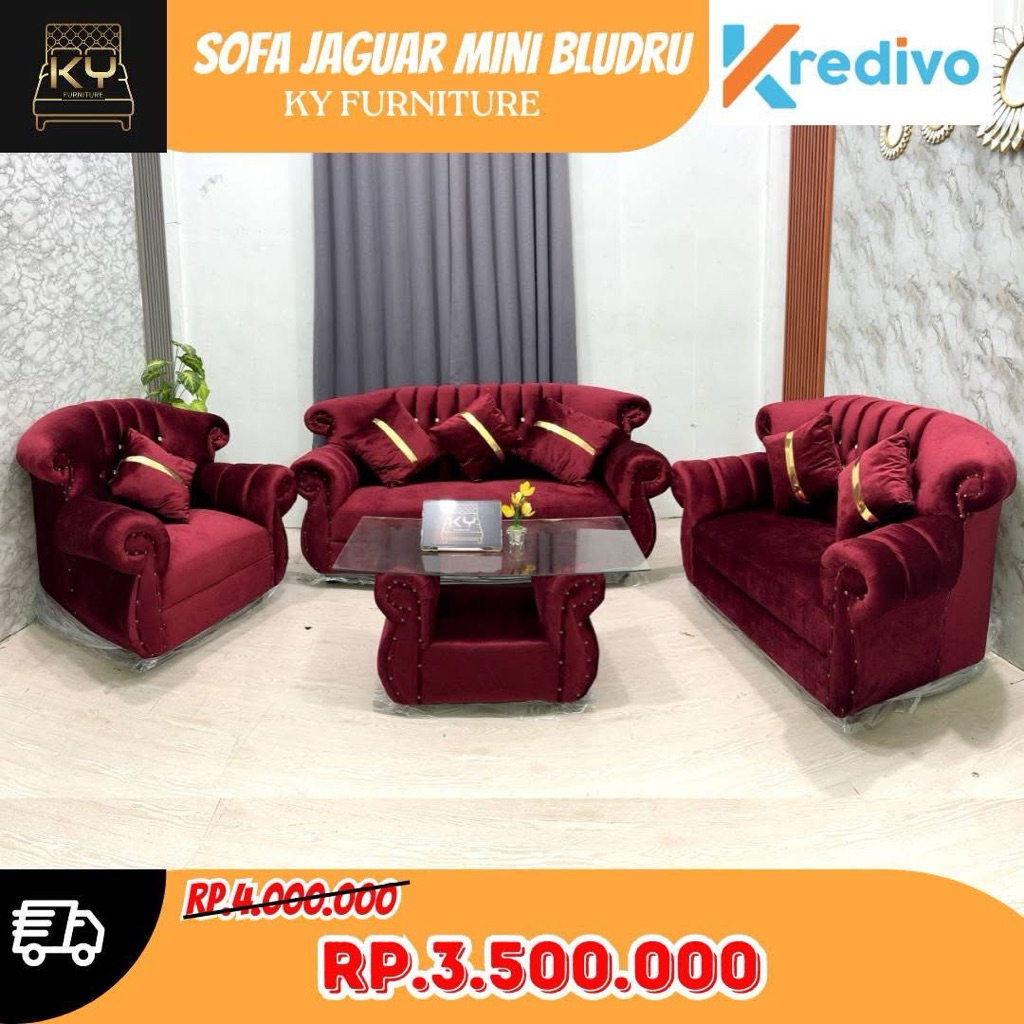 SOFA JAGUAR BLUDRU MAROON