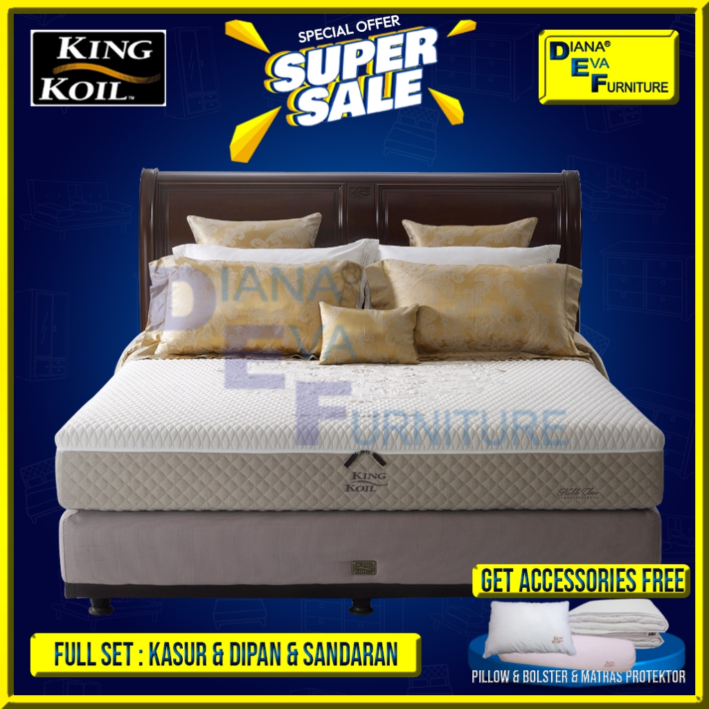 King Koil Duke SET Kasur Matras Full Latex