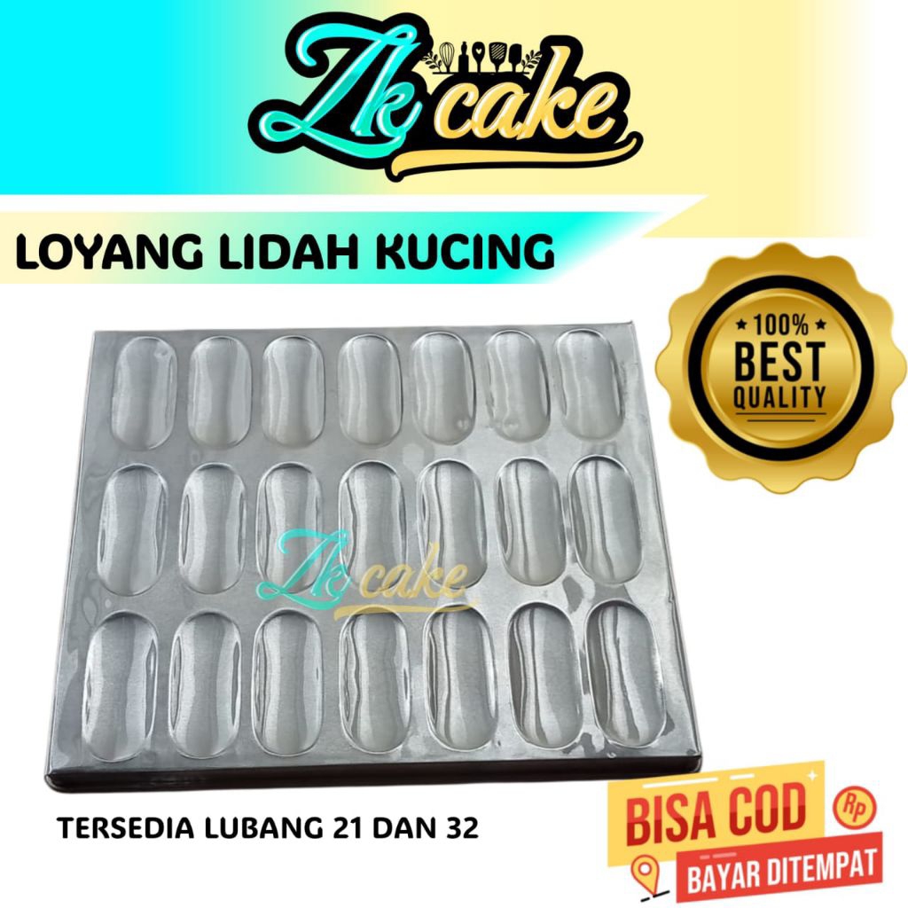 LOYANG CETAKAN KUE LIDAH KUCING / KUE KERING LIDAH KUCING