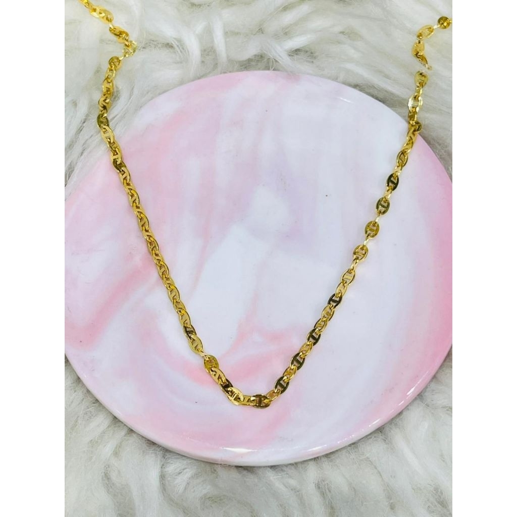 kalung anak casteli simple emas asli kadar 700