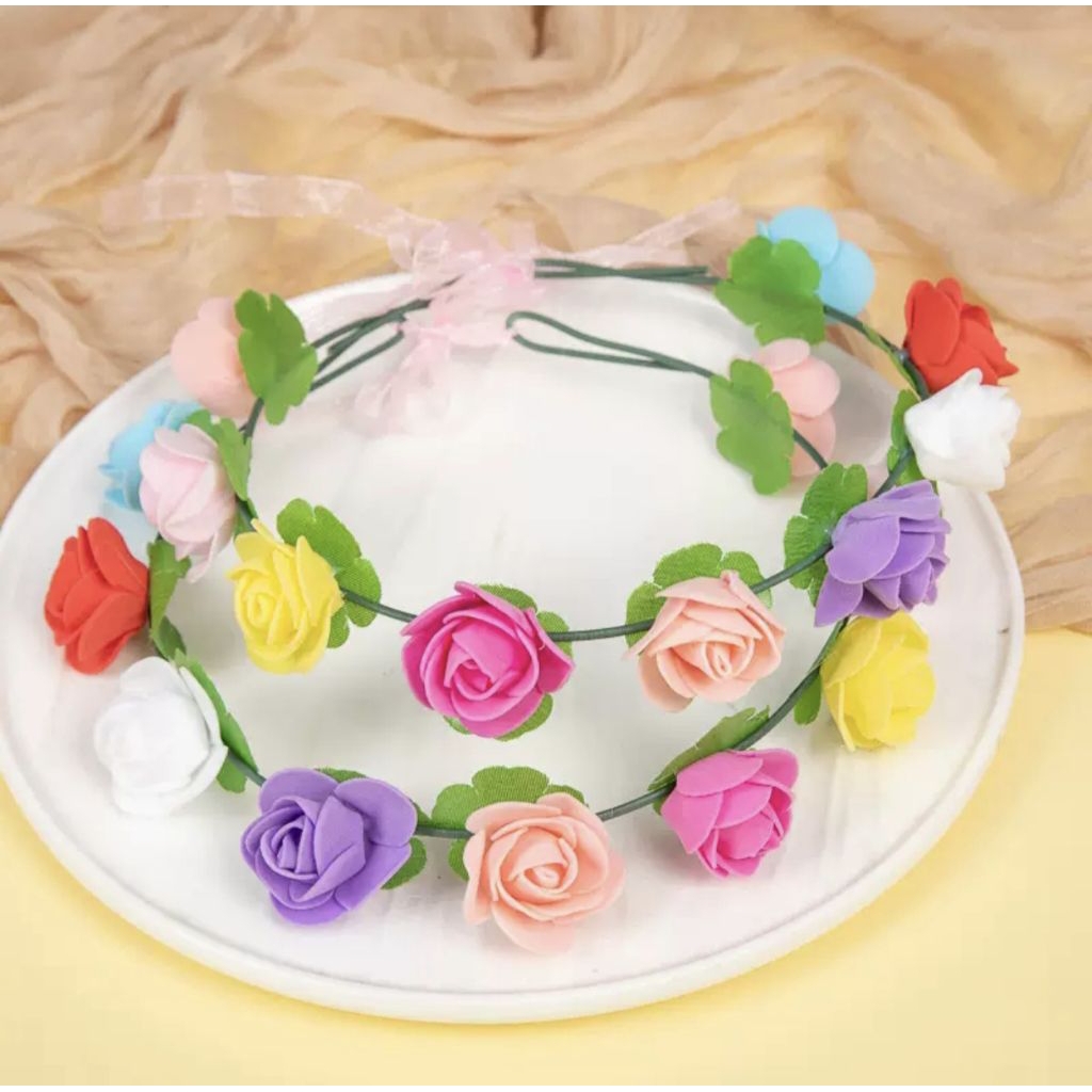 Flower Crown|Hiasan Kepala|Mahkota Bunga Kepala