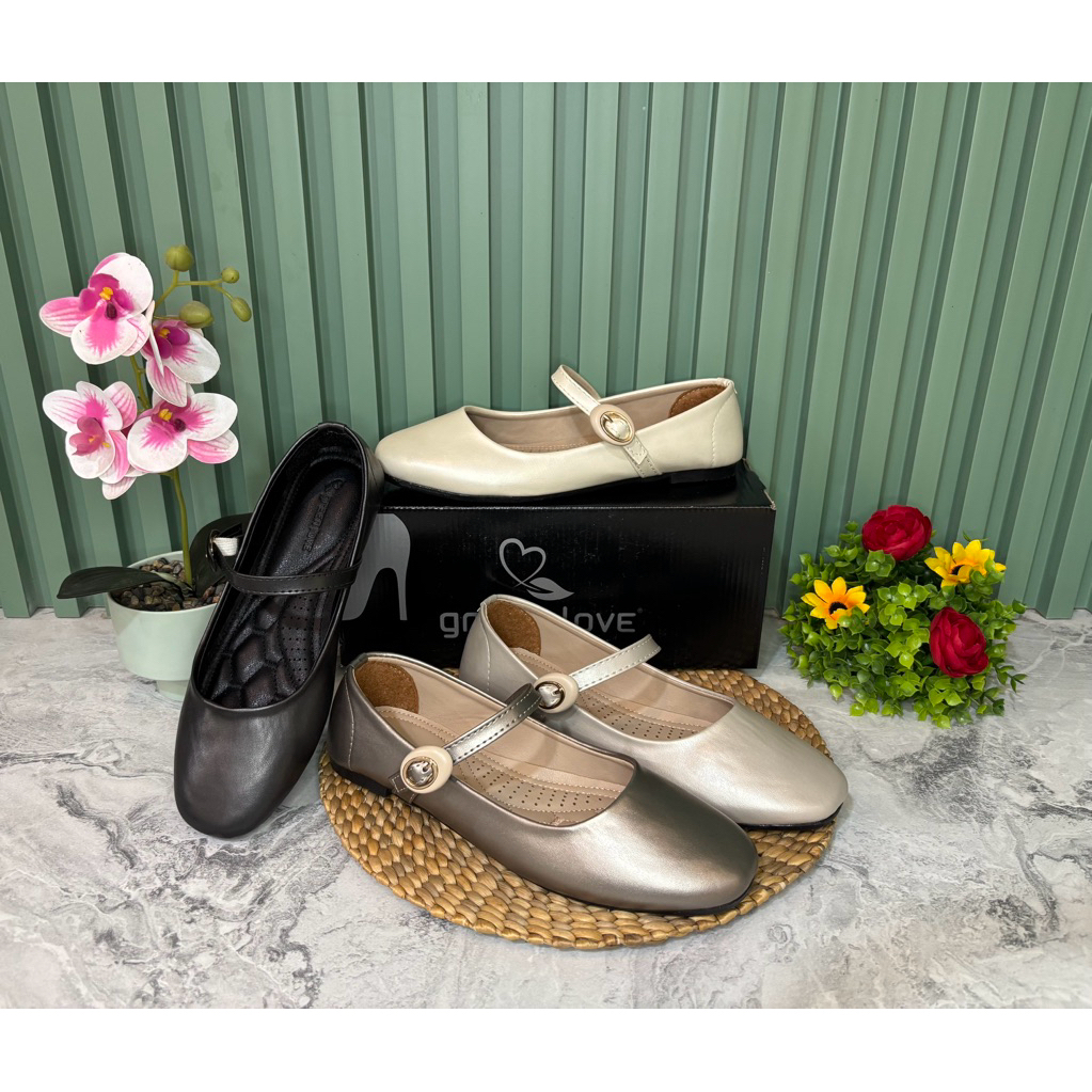 Flatshoes Green Love