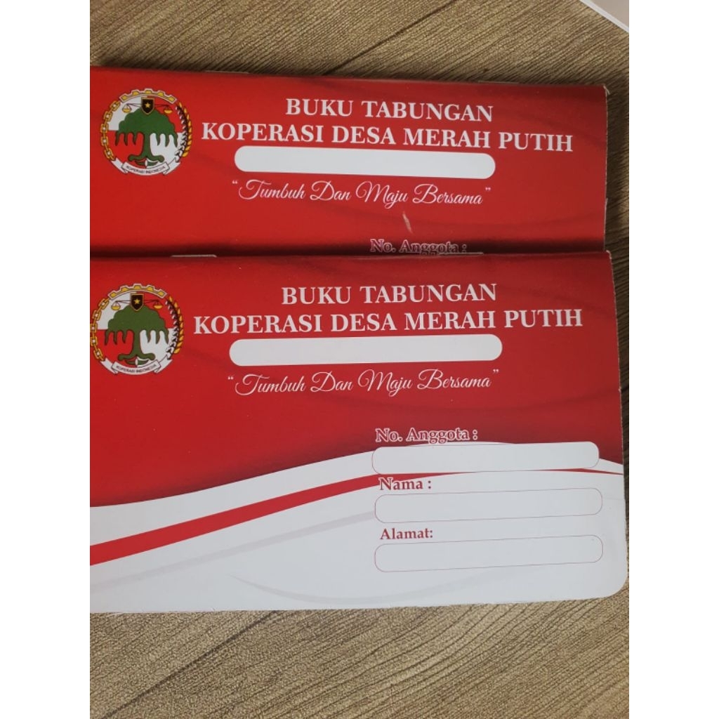 BUKU TABUNGAN KOPERASI MERAH PUTIH 20  PCS