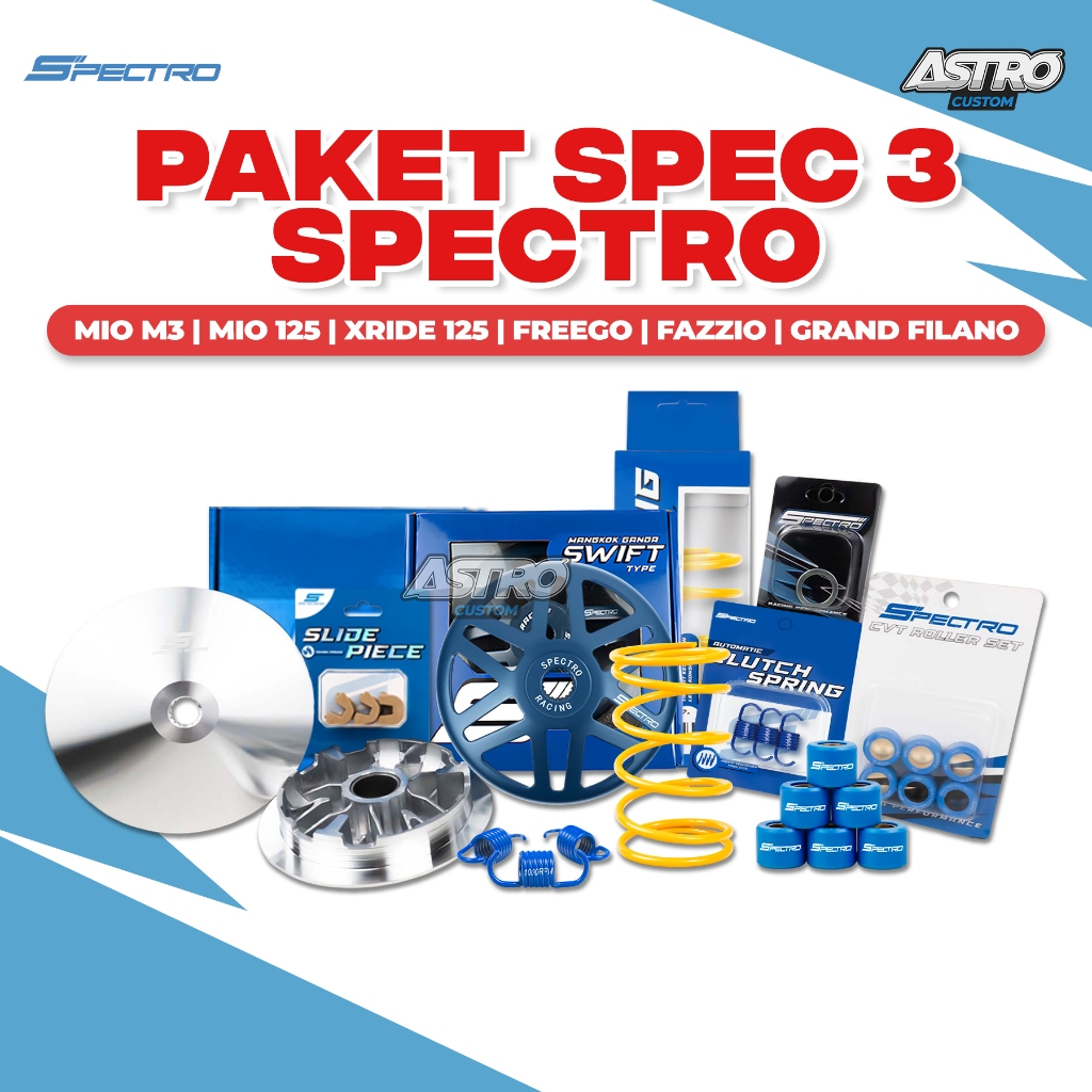Spectro Paket Spec 3 Swift Mio M3 Z S Soul GT Xride Fino 125 Filano Freego Fazzio Upgrade CVT Racing