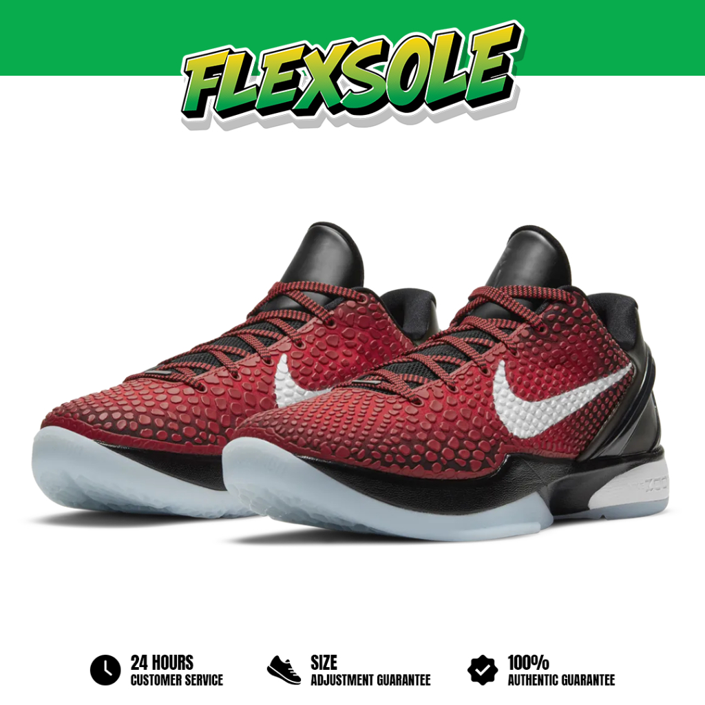 Sepatu Basket Nike Kobe 6 Protro All Star Allstar Challenge Red Authentic