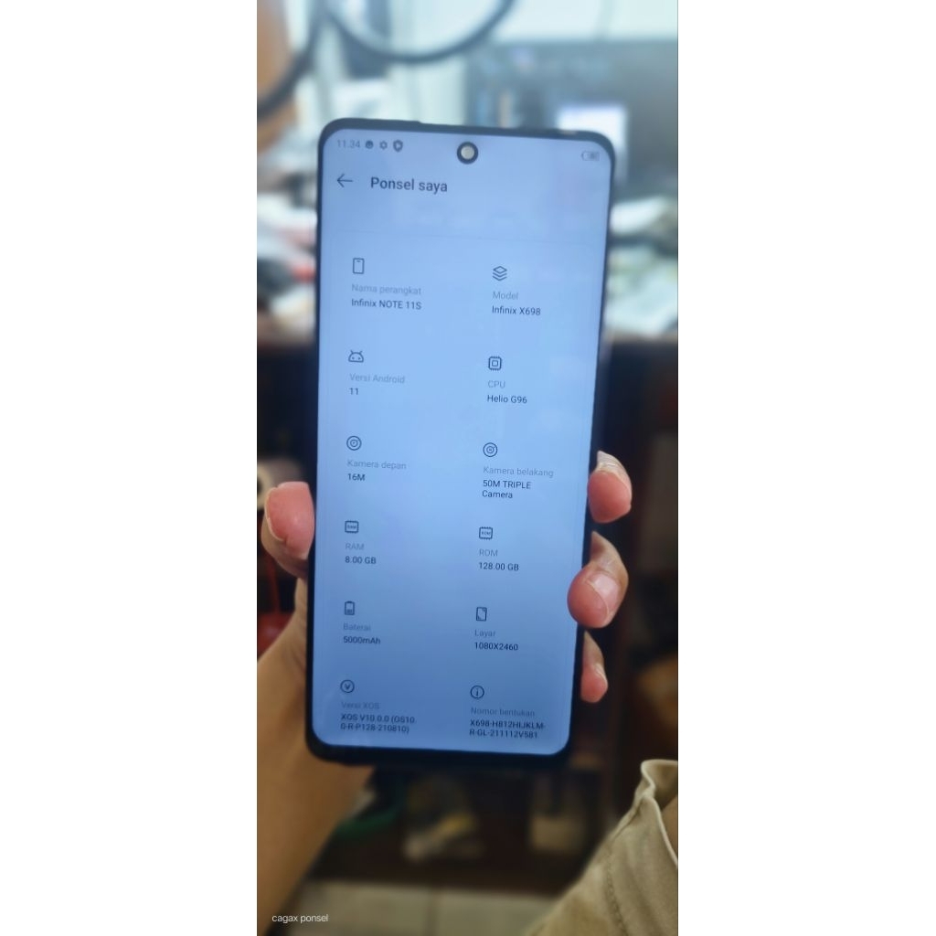 MESIN INFINIX NOTE 11 PRO RAM 8/128 NORMAL FRESH