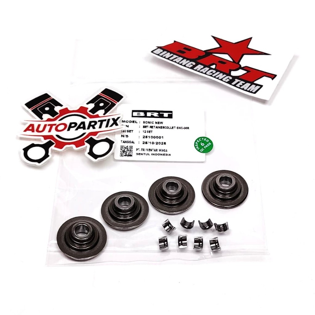 RETAINER SHIM KLEP BRT SONIC CB150R CBR 150 R Facelift CBR 250 SUPRA GTR Retainer Klep Retainer + Ku