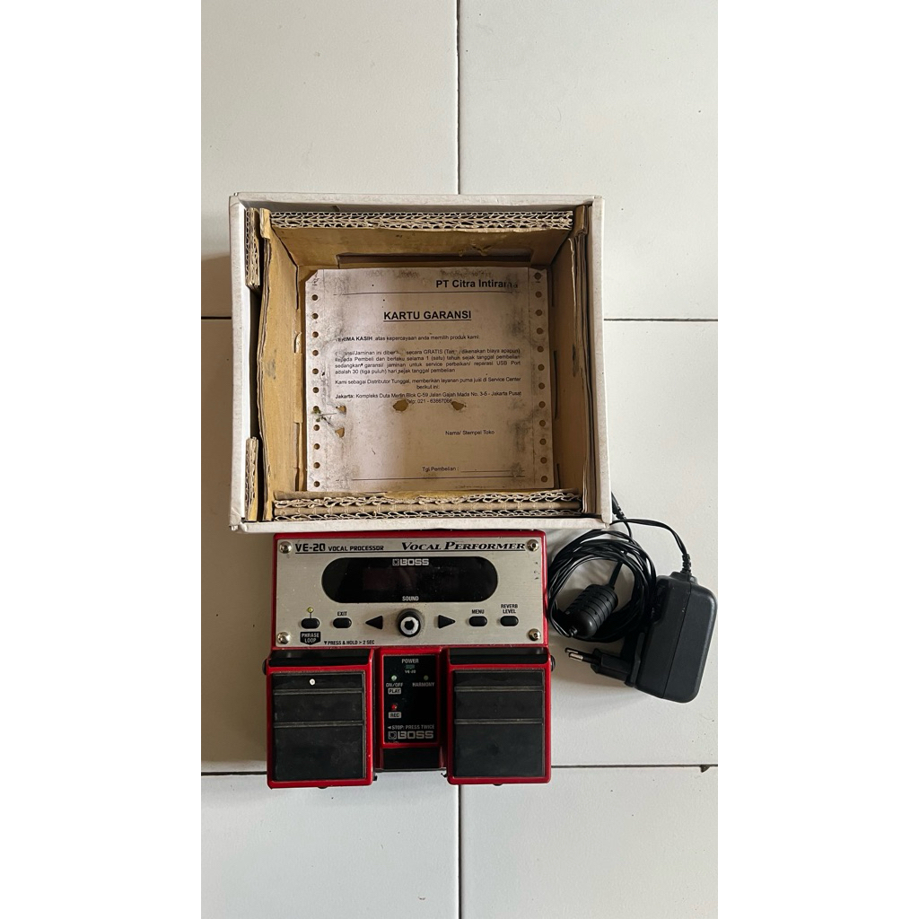 BOSS VE 20 Efek Vokal / Saxophone