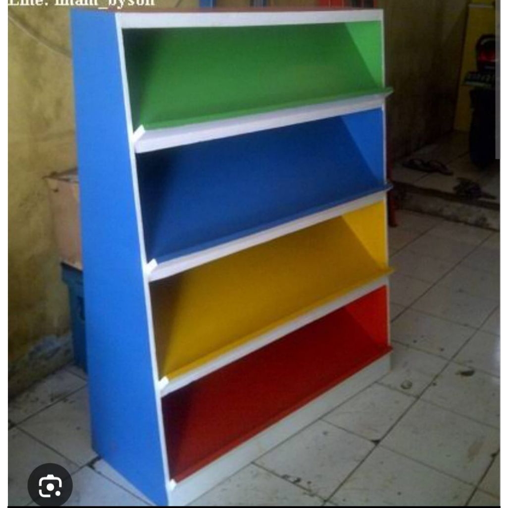 Rak Buku Anak TK PAUD