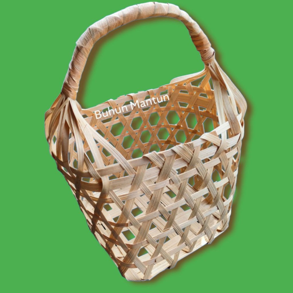 Tas Anyaman Bambu 15x15x20 Hampers Lebaran