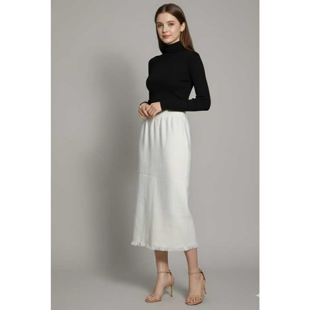 FASSHON- Tassel Skirt- Midi Skirt Rajut