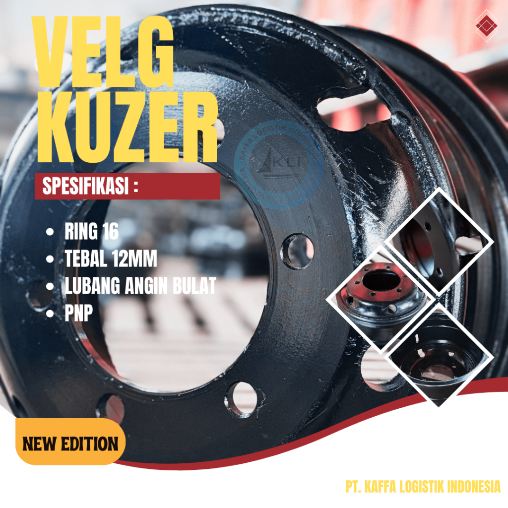 VELG UD KUZER RING 16 TEBAL 12MM LUBANG ANGIN BULAT/MERCY