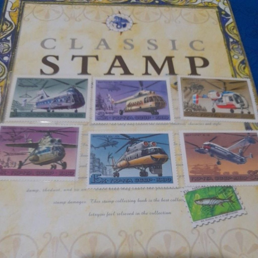 Set Lengkap prangko Mint dari CCCP Rusia Saat Ini Tema Helikopter