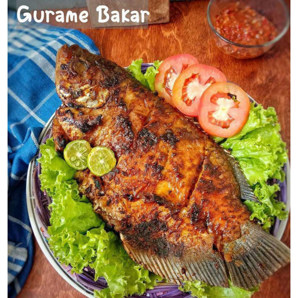 Ikan GURAME MARINASI 2 EKOR BESAR Gurami Guramai Super Pilihan Marinasi Bumbu Praktis Tinggal Goreng