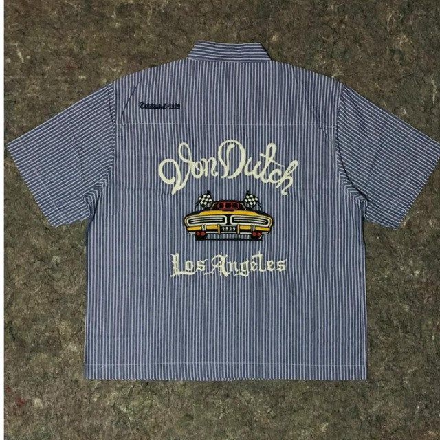 Von Dutch Boxy Shirt BX23 Navy Blue