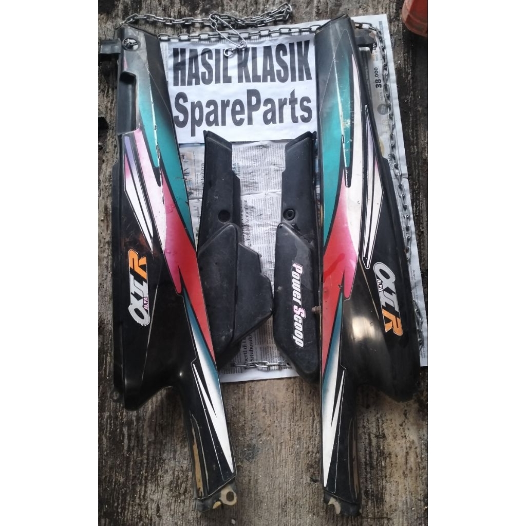 Cover body Yamaha Alfa Gading set tempong aki original copotan