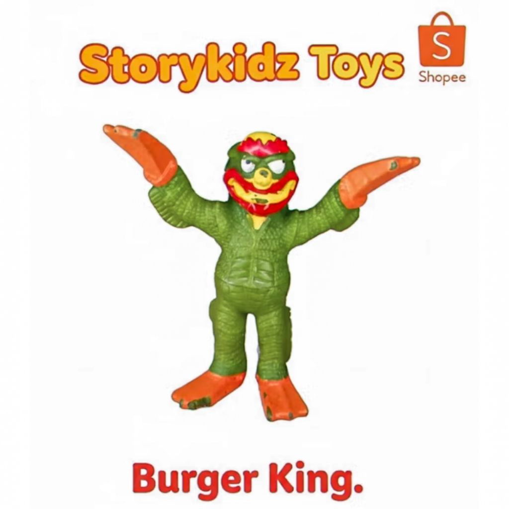 Figure The Simpsons Burger King Jadul Vintage Monster Halloween Rare