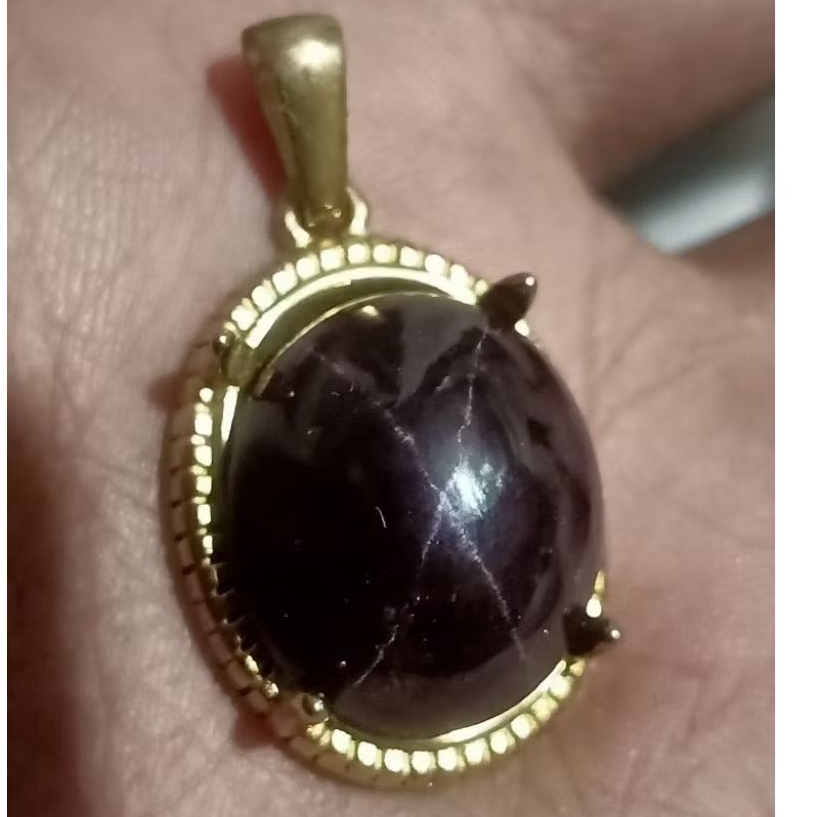 natural red garnet Star tapak jalak