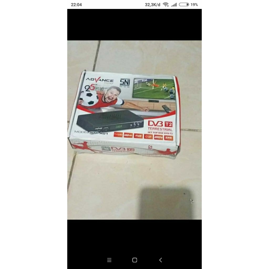 set top box dvbt2 tv digital second