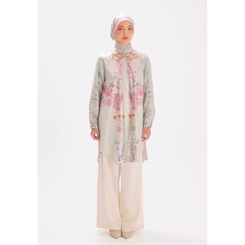 SALE New Riamiranda Feroza Tunik Sage Free Paperbag