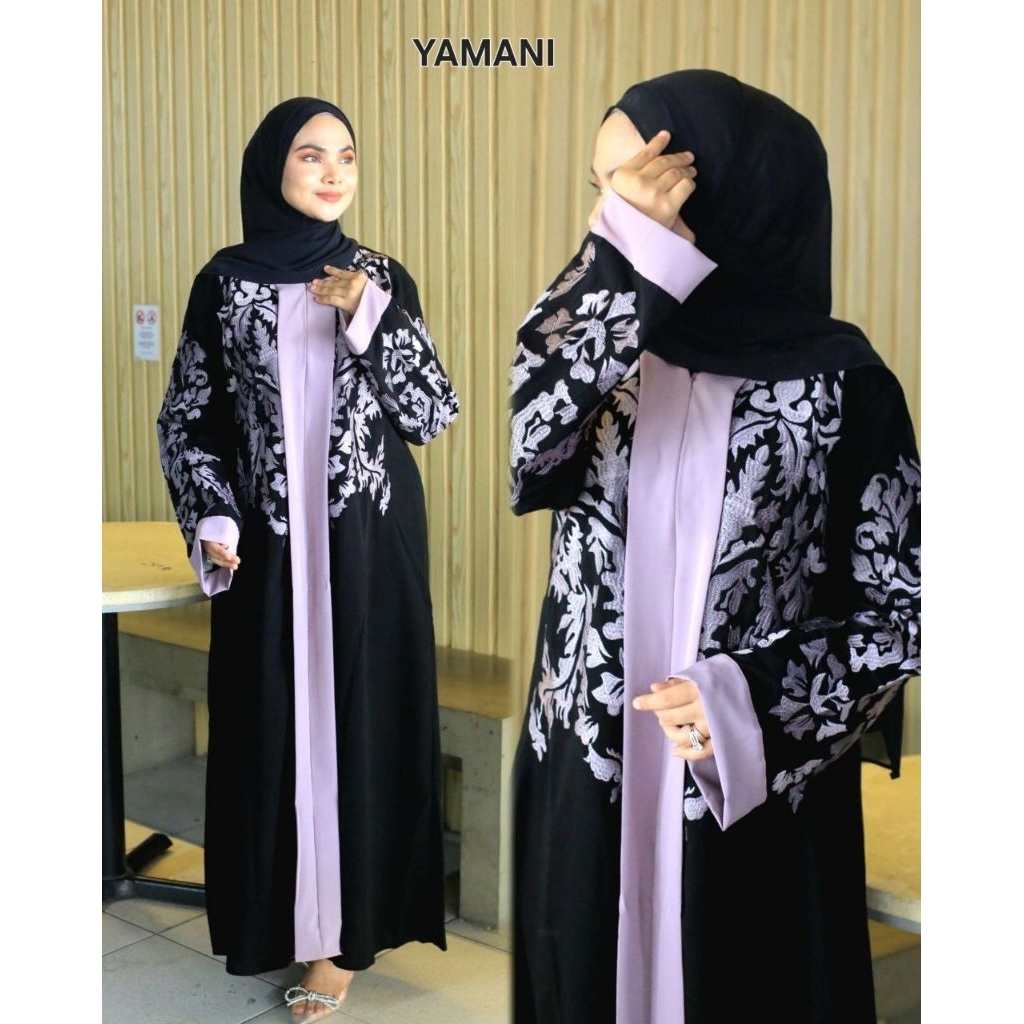 Abaya Yamani Bordir Mewah