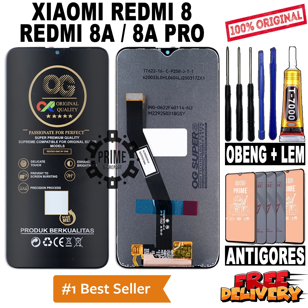 LCD TOUCHSCREEN XIAOMI REDMI 8 / REDMI 8A / REDMI 8A PRO ORIGINAL OEM LCD FULLSET