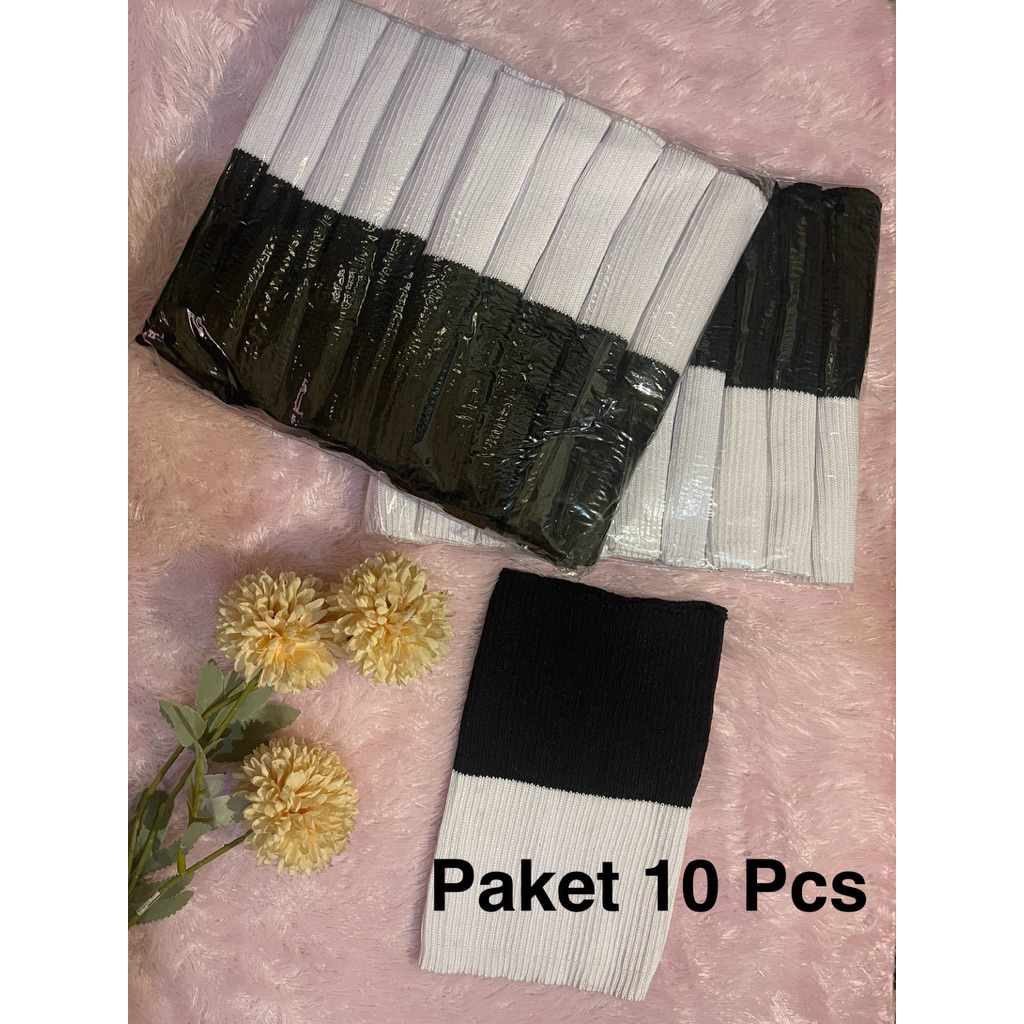 Ciput Rajut Biasa Hitam Putih