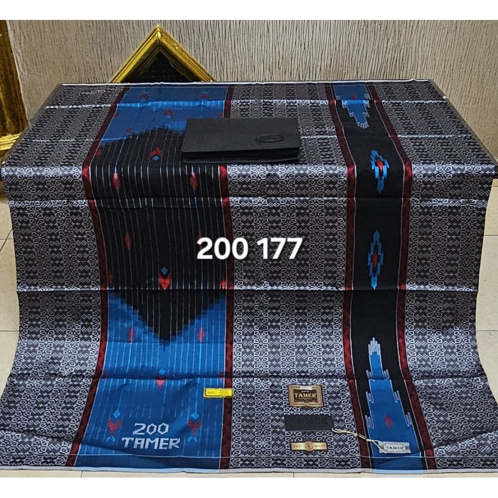 sarung TAMER 200 mesres full songket timbul mewah berkualitas asli tenun tradisional