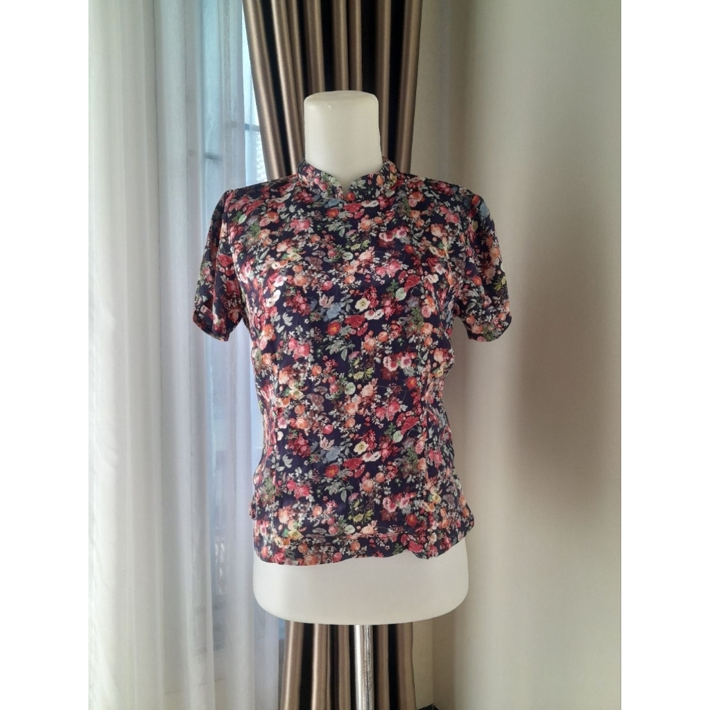 Floral Top, Floral Blouse, Blouse Flower