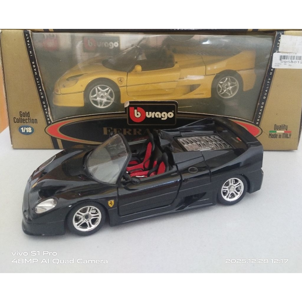 Bburago burago ITALY gold collection ferrari f50 1995 skala 18 + bonuss
