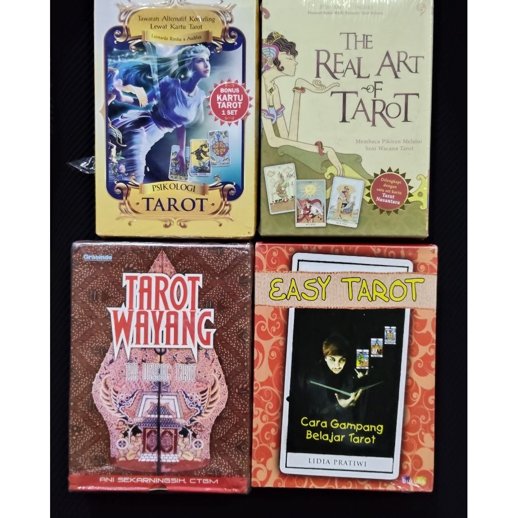 Buku Original • Boxset Tarot Cinta / Tarot Wayang / Psikologi Tarot / Tarot Nusantara / Easy Tarot