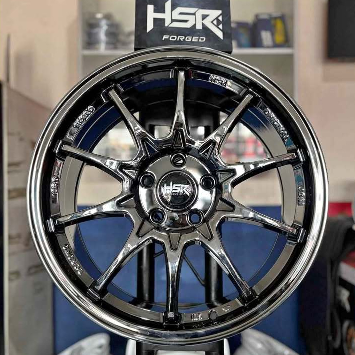 Velg CE28 Black Chrome Ring 18 Original HSR BOROKO SRD R18 Buat Hrv,Xpander,Civic,Rush,Innova Dll