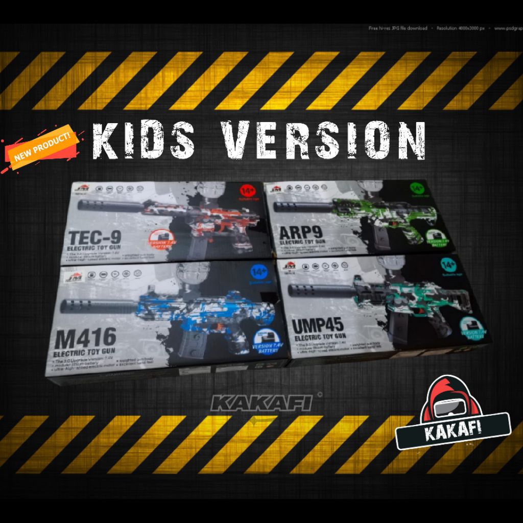 Mainan Water Gel Blaster Kids Version - WGG High Speed Electric - Toy Gel Blaster