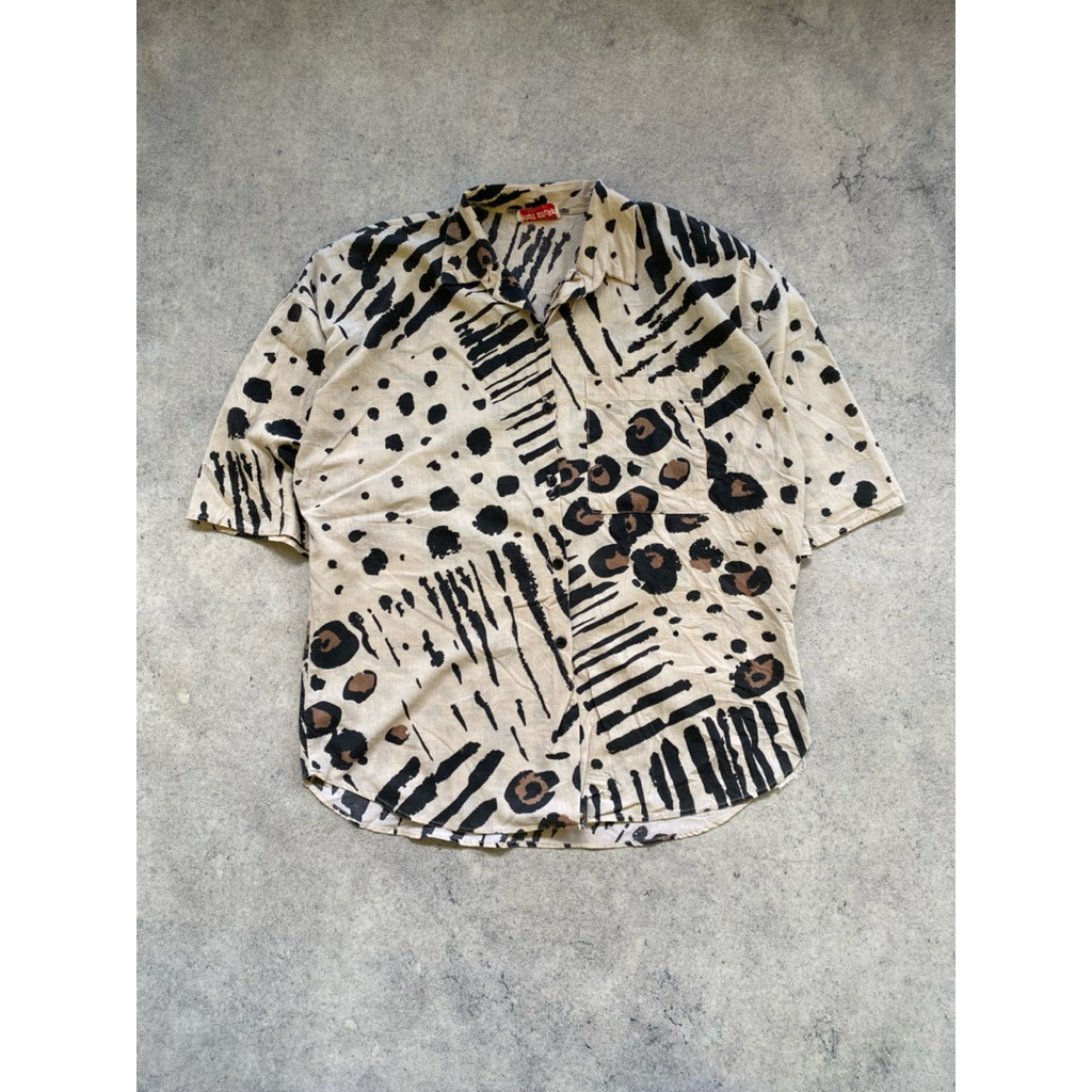 Kemeja Motif Second vintage