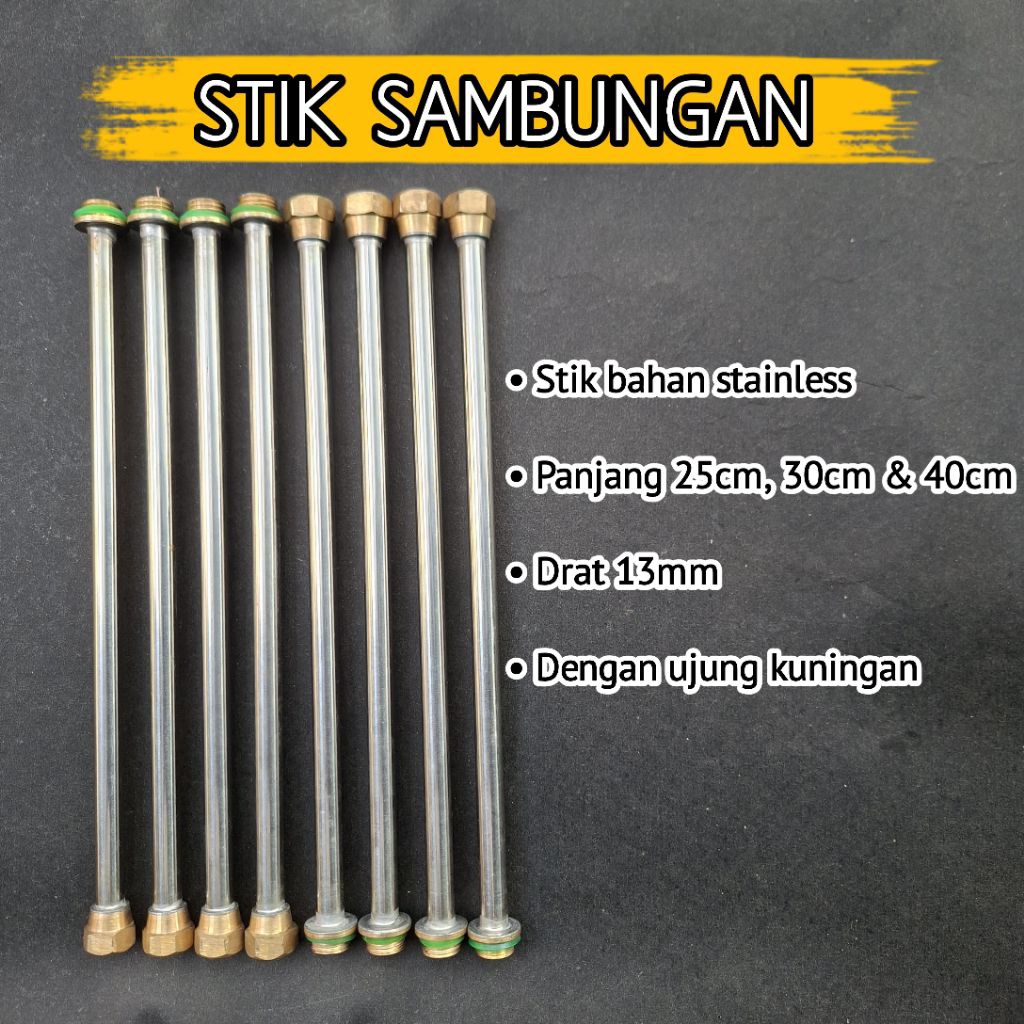 Stik only sambungan Mesin Cuci AC Sprayer Semprot Hama Model LURUS