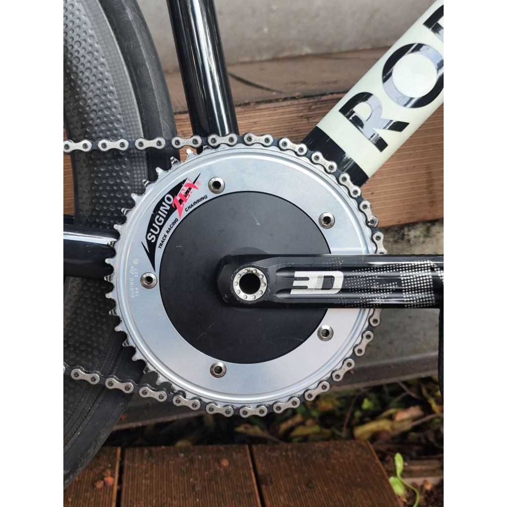 crank arm rotor 3d bekas, tanpa chainring