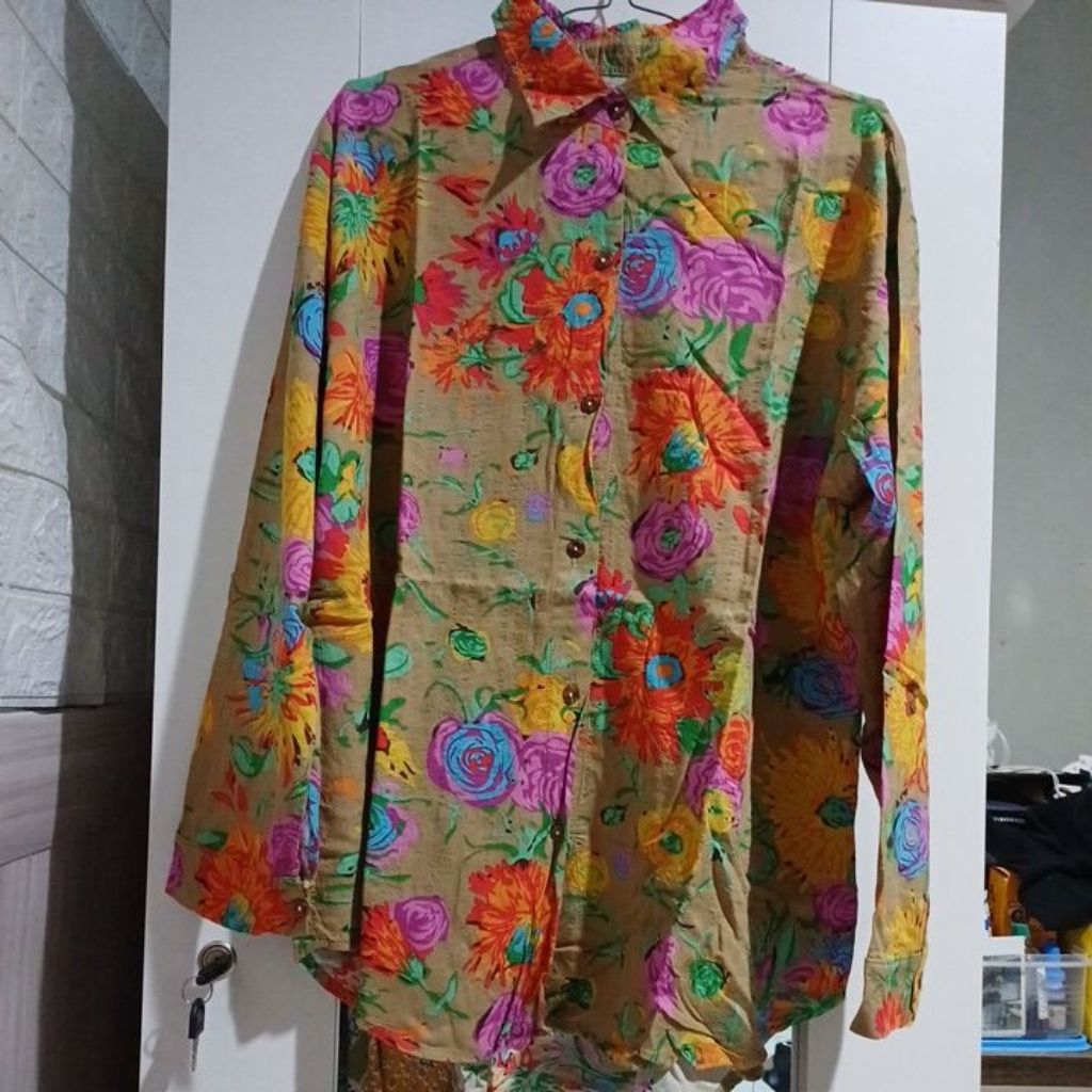 kemeja bunga pl