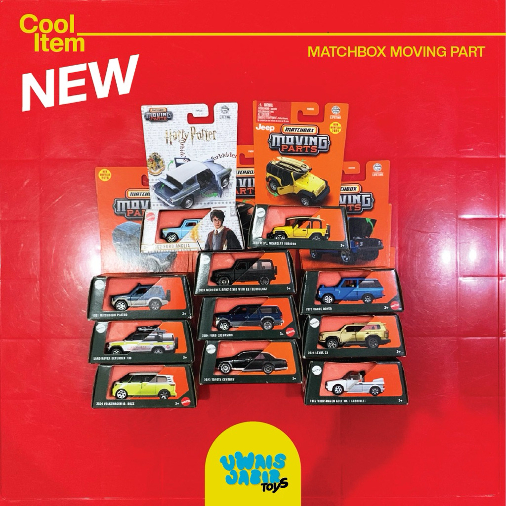 MATCHBOX MOVING PARTS SUV & HARRY POTTER TERMURAH
