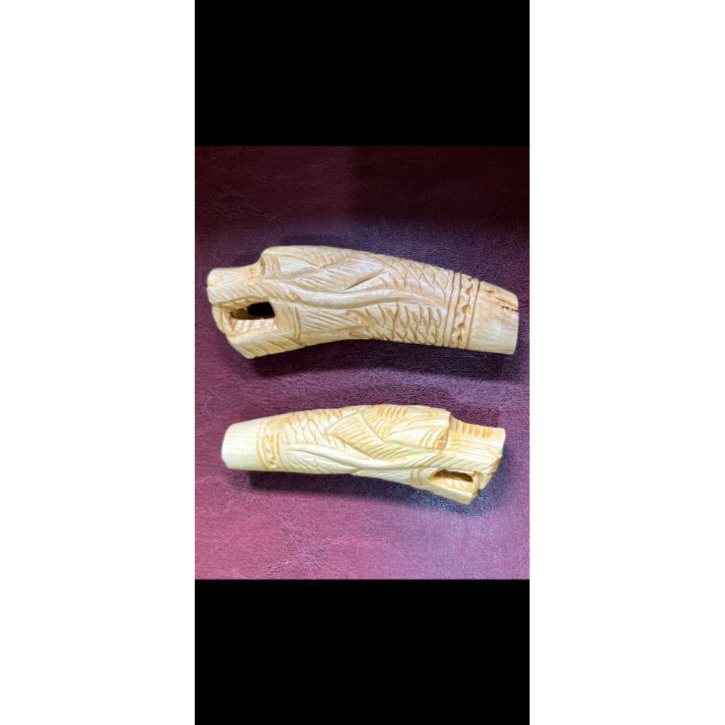 GAGANG PISAU UKIRAN KAYU KEMUNING.